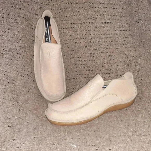 BED STU-The Next Step-Moccasins-Beige Leather Loafers/Driving Shoes-Sz 11.5-EX main image 6